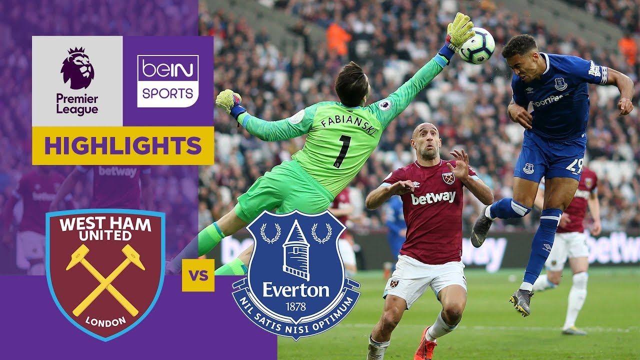 West Ham 0-2 Everton Match Highlights